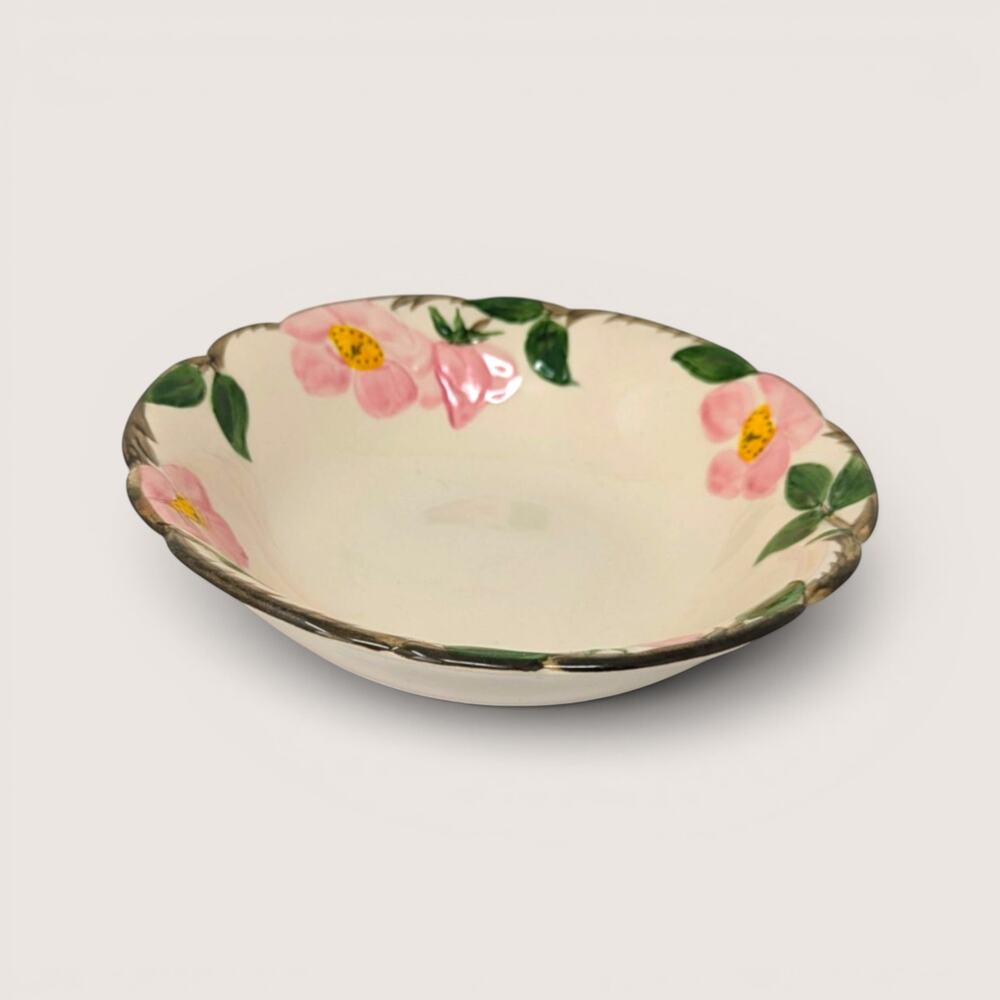 Vintage Franciscan Desert Rose Ceramic Oval Vegetable Bowl